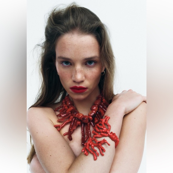 ZARA FAUX CORAL BRACELET - Picture 3 of 10